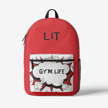 Load image into Gallery viewer, Retro &quot;GYM LIFE&quot; Trendy Backpack