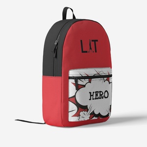 Retro "HERO" Colorful Print Trendy Backpack